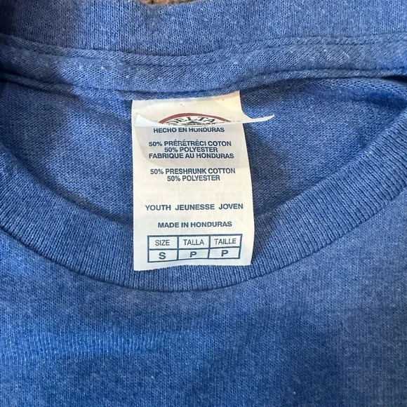 Curaçao Dushi Blue Youth Short Sleeve Shirt - Picture 3 of 3